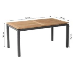 Hartman Sonata Tuintafel 160x90 Cm. - Teak -Tuinmeubels Winkel 1000053270 0101