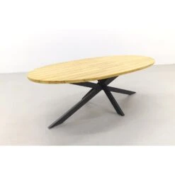 Taste Prado Ellips Ovale Tuintafel - 240x115 Cm. - Antraciet -Tuinmeubels Winkel 1000053282 0102