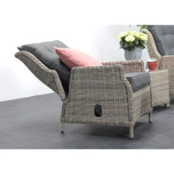 Garden Impressions Santa Rosa Relax Tuinstoel+voetenbank Vintage 7 Garden Impressions Santa Rosa Relax Tuinstoel+voetenbank Vintage -Tuinmeubels Winkel 1000054029 0102