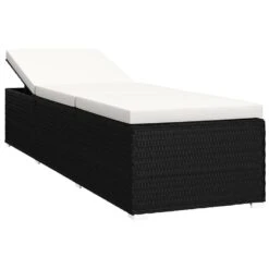 VidaXL 3-delige Ligbeddenset Met Theetafel Poly Rattan Zwart 9 VidaXL 3-delige Ligbeddenset Met Theetafel Poly Rattan Zwart -Tuinmeubels Winkel 1000056382 0103