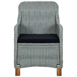VidaXL Tuinstoelen 2 St Met Kussens Poly Rattan Lichtgrijs 8 VidaXL Tuinstoelen 2 St Met Kussens Poly Rattan Lichtgrijs -Tuinmeubels Winkel 1000056516 0103