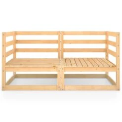 VidaXL Tuinbank 2-zits Massief Grenenhout -Tuinmeubels Winkel 1000060787 0102