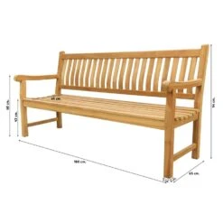 VDG Teakhouten Tuinbank Patrick - 180 Cm -Tuinmeubels Winkel 1000072934 0101
