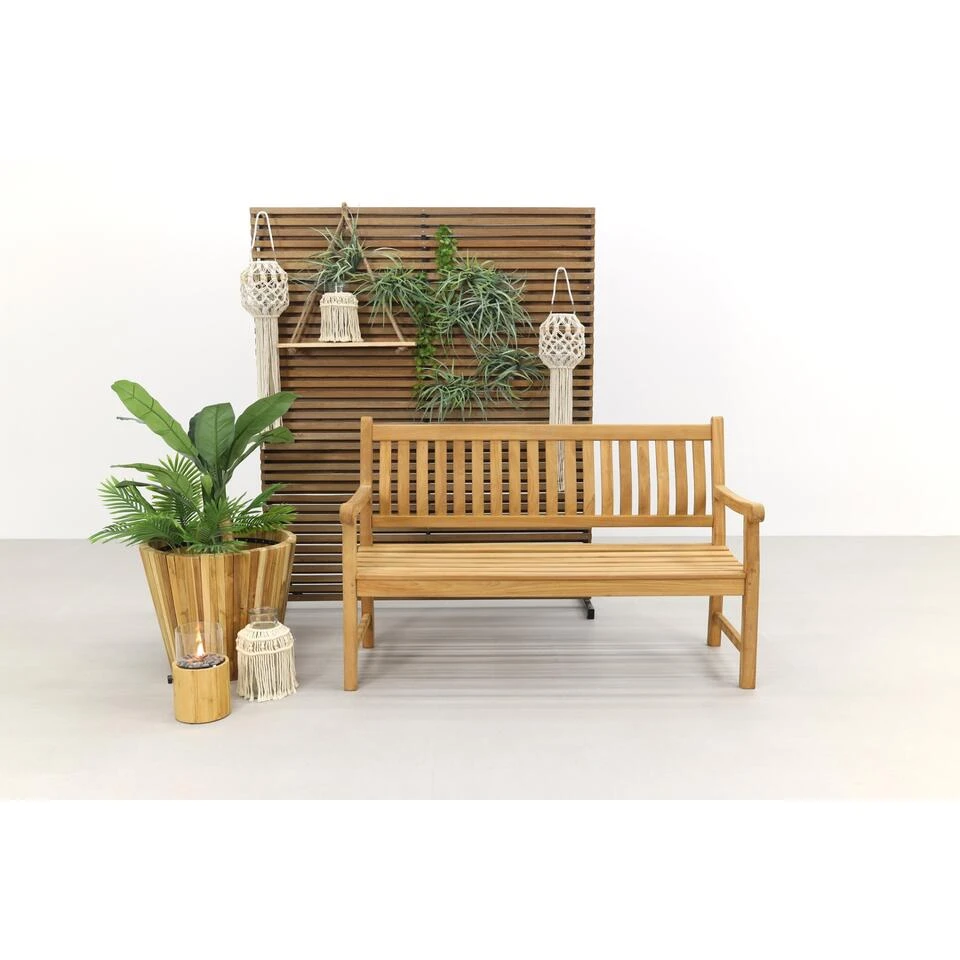VDG Teakhouten Tuinbank Patrick - 150 Cm 5 VDG Teakhouten Tuinbank Patrick - 150 Cm - Afbeelding 3