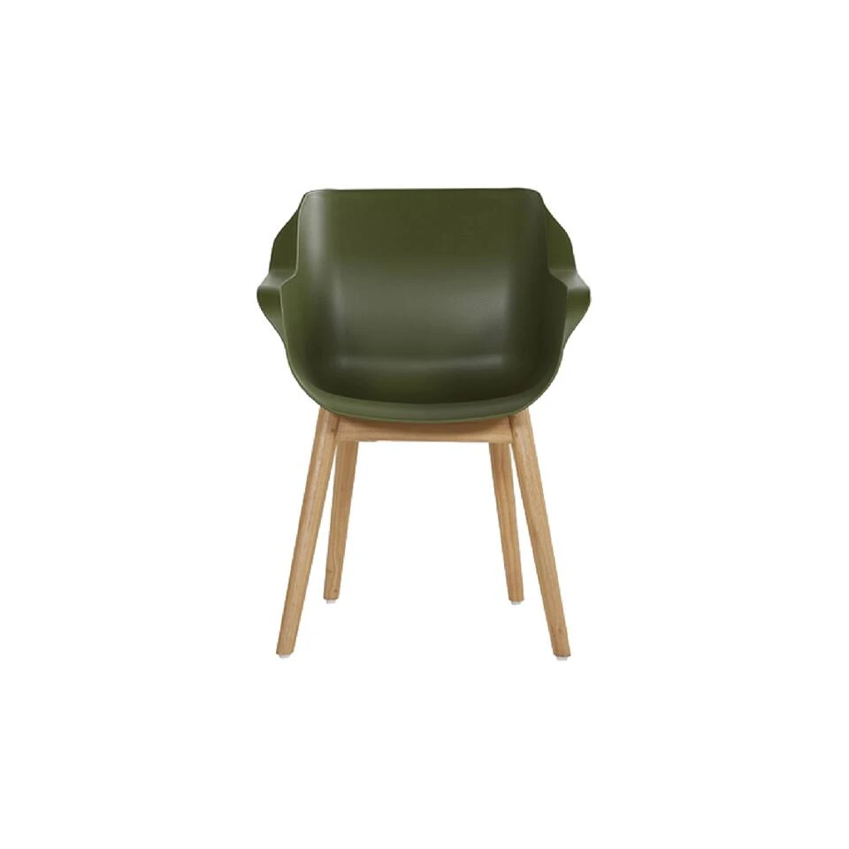 Set Van 2- Hartman Sophie Studio Diningstoel- Moss Green- Teak Poot 6 Set Van 2- Hartman Sophie Studio Diningstoel- Moss Green- Teak Poot - Afbeelding 4