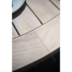 Taste Louvre Tuintafel Rond 160 Cm. - Teak -Tuinmeubels Winkel 1000073191 0103