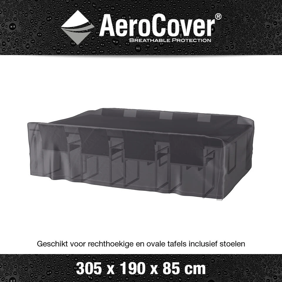 Aerocover Tuinsethoes - 305x190x85 Cm 4 Aerocover Tuinsethoes - 305x190x85 Cm - Afbeelding 2