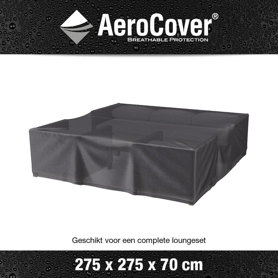 Aerocover Loungesethoes 275x275x70 Cm 4 Aerocover Loungesethoes 275x275x70 Cm - Afbeelding 2