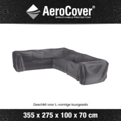 Aerocover Loungesethoes L-vorm 355x275 - Links 7 Aerocover Loungesethoes L-vorm 355x275 - Links -Tuinmeubels Winkel 1000073218 0101
