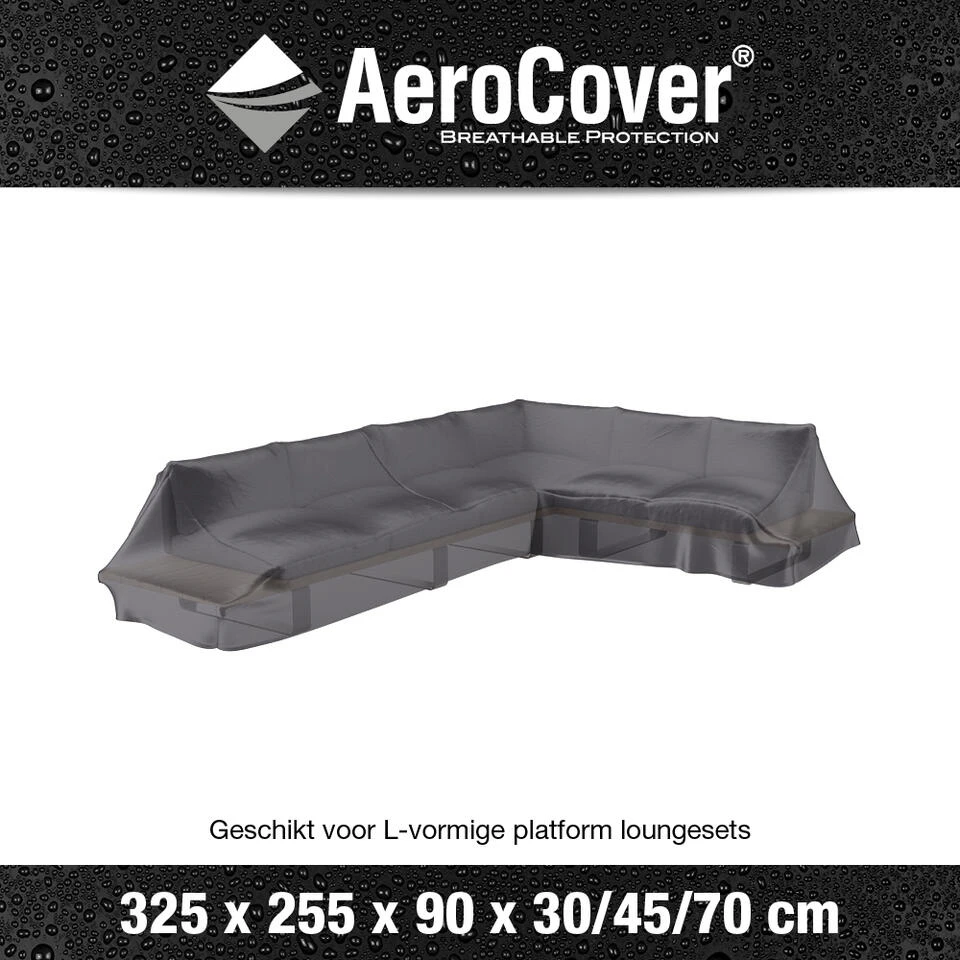 Aerocover Platform Loungesethoes 325x255 Cm - Rechts 4 Aerocover Platform Loungesethoes 325x255 Cm - Rechts - Afbeelding 2