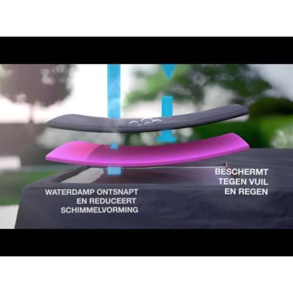 Aerocover Loungesethoes L-vorm 270x270 Cm 4 Aerocover Loungesethoes L-vorm 270x270 Cm - Afbeelding 2