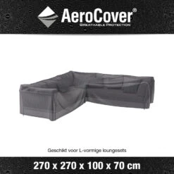 Aerocover Loungesethoes L-vorm 270x270 Cm 8 Aerocover Loungesethoes L-vorm 270x270 Cm -Tuinmeubels Winkel 1000073227 0102