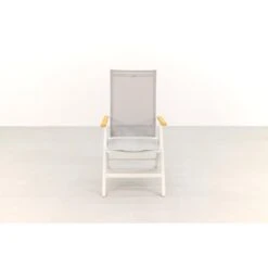 Hartman Napoli Verstelbare Tuinstoel - Teak Armleuning - Wit 8 Hartman Napoli Verstelbare Tuinstoel - Teak Armleuning - Wit -Tuinmeubels Winkel 1000074462 0102