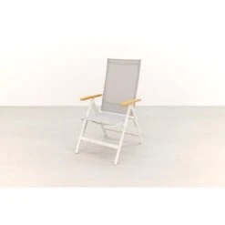 Hartman Napoli Verstelbare Tuinstoel - Teak Armleuning - Wit 9 Hartman Napoli Verstelbare Tuinstoel - Teak Armleuning - Wit -Tuinmeubels Winkel 1000074462 0103