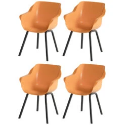 Hartman Sophie Element Dining Armstoel- Indian Orange - 4 St.