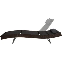 Tectake - Wicker Ligbed Delphine, Mixed Bruin, 211 Cm Lang 8 Tectake - Wicker Ligbed Delphine, Mixed Bruin, 211 Cm Lang -Tuinmeubels Winkel 1000077830 0102