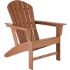 Tectake -tuinstoel Adirondack -Janis - Bruin -Tuinmeubels Winkel 1000078043