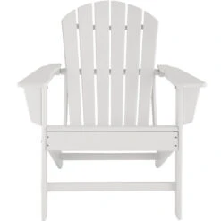 Tectake - Tuinstoel Joan Wit - Tuinstoel In Houtlook -Tuinmeubels Winkel 1000078052 0103