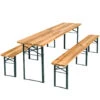 Tectake - Biertafel Met Banken, Campingtafel, Opklapbaar 2 Tectake - Biertafel Met Banken, Campingtafel, Opklapbaar -Tuinmeubels Winkel 1000078062