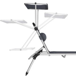 Tectake -ligbed Lorella - Aluminium- Incl. Verwisselbaar Hoofdkussen-grijs -Tuinmeubels Winkel 1000082533 0103