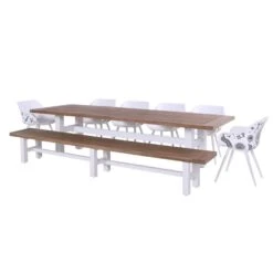 Hartman Yasmani Bank - 300x45 Cm. - White -Tuinmeubels Winkel 1000084619 0102