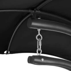 Tectake - Hangstoel Ligbed Maja - Zwart 9 Tectake - Hangstoel Ligbed Maja - Zwart -Tuinmeubels Winkel 1000086431 0103