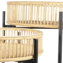 Bijzettafel Aiko Naturel - Bamboe - Bruin -Tuinmeubels Winkel 1000088279 0103