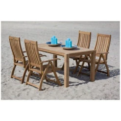 Exotan Verstelbare Tuinstoel Comfort - Teak - Naturel - 109x74x58 7 Exotan Verstelbare Tuinstoel Comfort - Teak - Naturel - 109x74x58 -Tuinmeubels Winkel 1000088947 0102