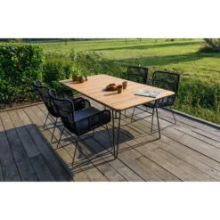 Exotan Tuintafel Slimm - Teak - Naturel - 75x180x100 -Tuinmeubels Winkel 1000088986 0102