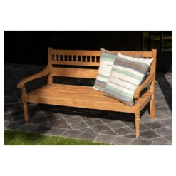 Exotan 2-Zits Tuinbankje Java - Teak - Naturel - 85x150x79 -Tuinmeubels Winkel 1000089025 0102