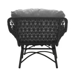 Garden Impressions Selene Loungestoel En Kent Bijzettafel - Zwart -Tuinmeubels Winkel 1000091738 0102