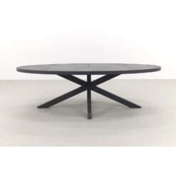 VDG Silva Ovale Tuintafel - 240 X 115 Cm -Tuinmeubels Winkel 1000092299 0102