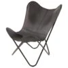 Buffalo Vlinderstoel - Leder - Zwart 1 Buffalo Vlinderstoel - Leder - Zwart -Tuinmeubels Winkel 1000094337