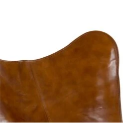 Buffalo Vlinderstoel Cognac - Leder - Bruin 7 Buffalo Vlinderstoel Cognac - Leder - Bruin -Tuinmeubels Winkel 1000094338 0103