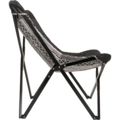 Aztec Vlinderstoel Zwart/wit - Stof - Zwart -Tuinmeubels Winkel 1000094343 0103