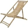 Levi Bamboe Strandstoel - Bamboe - Bruin -Tuinmeubels Winkel 1000094345