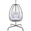 Rope Hangstoel - Wicker - Grijs -Tuinmeubels Winkel 1000094364