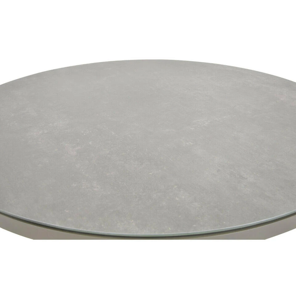 Mojito Tuintafel Rond - Glas - Taupe 4 Mojito Tuintafel Rond - Glas - Taupe - Afbeelding 2