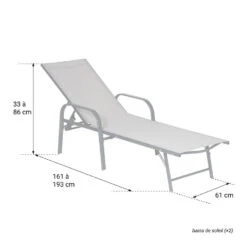 Happy Garden Zonnebedden SARDINIA - Roze - Staal 9 Happy Garden Zonnebedden SARDINIA - Roze - Staal -Tuinmeubels Winkel 1000094843 0104