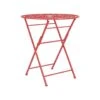 Beliani Tuintafel SCARIO - Rood Ijzer 2 Beliani Tuintafel SCARIO - Rood Ijzer -Tuinmeubels Winkel 1000095467