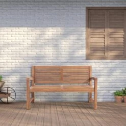 CLP Teakbank Halden 150 Cm 8 CLP Teakbank Halden 150 Cm -Tuinmeubels Winkel 1000095886 0102