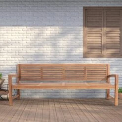 CLP Teakbank Halden 240 Cm -Tuinmeubels Winkel 1000095887 0102