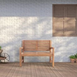 CLP Teakbank Halden 120 Cm -Tuinmeubels Winkel 1000095889 0102