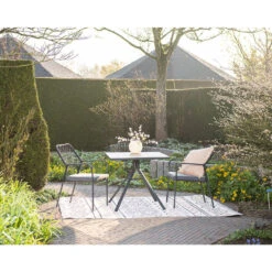 Garden Impressions Ross Tuinstoel - Zwart -Tuinmeubels Winkel 1000096410 0102