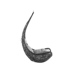 Beliani Hangstoel ATRI - Zwart Pe Rotan 9 Beliani Hangstoel ATRI - Zwart Pe Rotan -Tuinmeubels Winkel 1000096793 0103