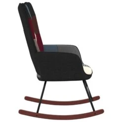 VidaXL Schommelstoel Patchwork Stof -Tuinmeubels Winkel 124bf4257c1040aabf363404df1f7373