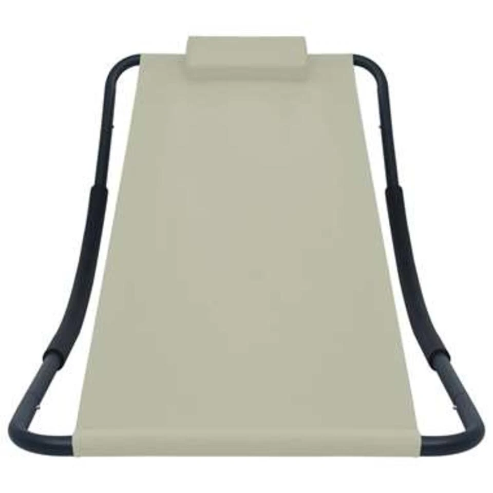 VidaXL Tuinbed 200x90 Cm Staal Crème 4 VidaXL Tuinbed 200x90 Cm Staal Crème - Afbeelding 2