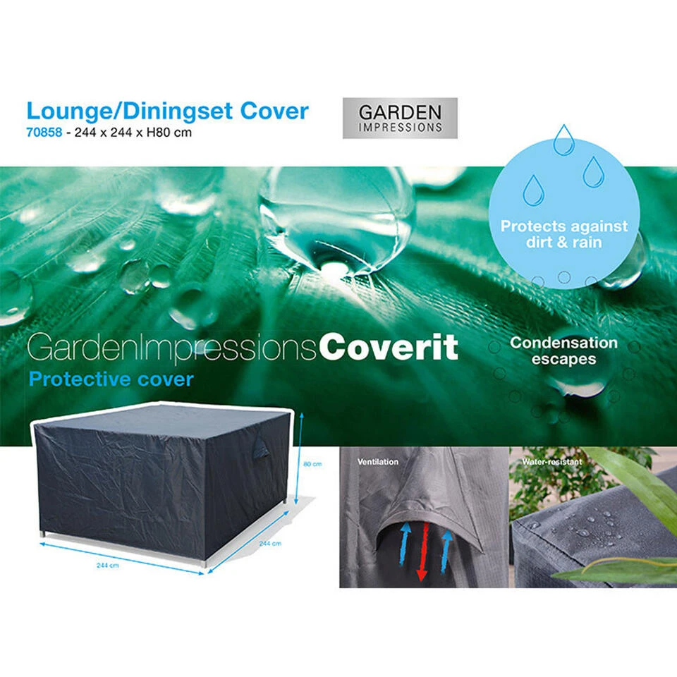 Garden Impressions Lounge Dining Hoes 244x244xH80 Cm 3 Garden Impressions Lounge Dining Hoes 244x244xH80 Cm