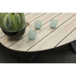 Garden Impressions Tulli Tuintafel 200x115 Cm - Donker Grijs -Tuinmeubels Winkel 1675867682 0102
