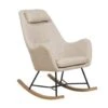 Beliani Schommelstoel ARRIE - Beige Polyester 2 Beliani Schommelstoel ARRIE - Beige Polyester -Tuinmeubels Winkel 1689756047